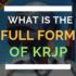 Full Form of KRJP