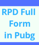 Pubg RPD Full Form