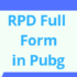 Pubg RPD Full Form