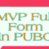MVP Full Form in PUBG