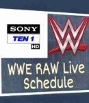 Sony Ten 1 WWE Raw Time