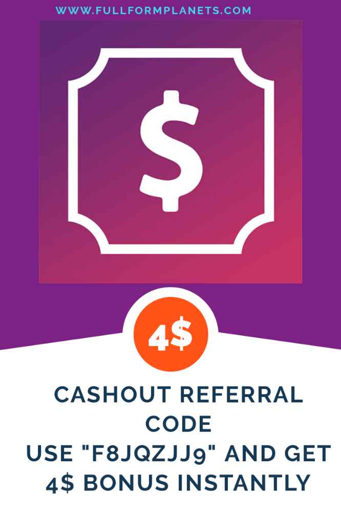 Cashout Referral Code