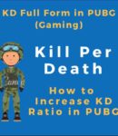 KD Full Form PUBG