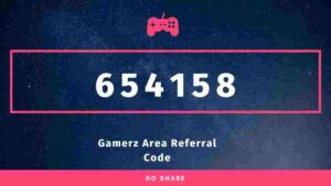 gamerz area refer code