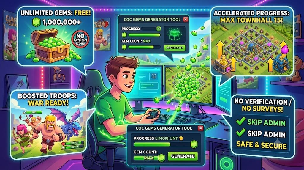 COC Gems Generator