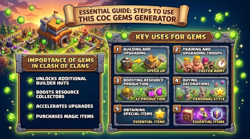 Importance of Gems in Clash of Clans